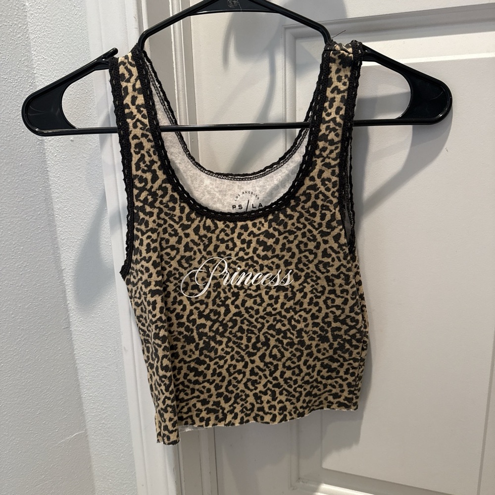 PacSun Leopard Print Crop Top
